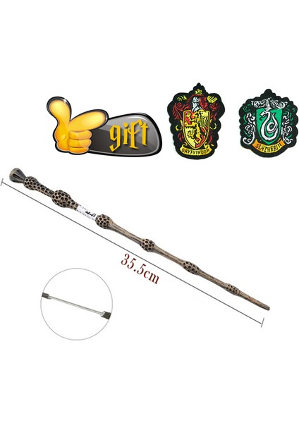 Dumbledore-2 Tarzı 27 Tür Potter Asasına Cosplay Metal Iron Core Dumbledore Luna Asası Çocuk Sihirli Asa Hediye Kutusu Olmadan Potter Prop (Yurt Dışından)
