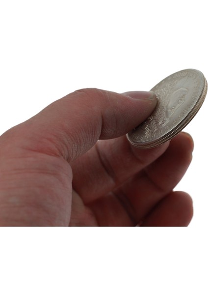Yarım Dolar Kopya Stili Johnny Wong Çift Yüz Süper Üçlü Sikke Yarım Dolar Veya Morgan Doları Para Sihir Hileleri Araçları Gimmicks Klasik Sihir Eğlencesi (Yurt Dışından)