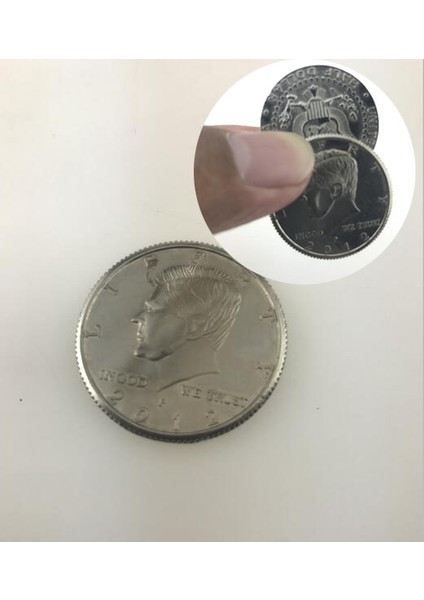 Manyetik Ters Çevirme Para Kelebek Para Usd Yarım Dolar Kopyası Sihirli Numaralar Sihirbaz Aksesuarları Yakın Plan Malzemeleri Hile Ortaya Çıkar Magia (Yurt Dışından) modelleri