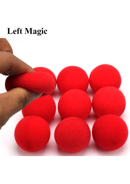0.5 cm Parmak Sünger Topu Sihirli Numaralar Klasik Sihirbaz Illüzyon Komedi Yakın Sahne Kart Sihir Aksesuarları E3132 (Yurt Dışından)