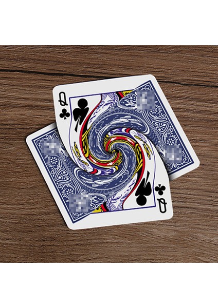 Mavi Geri Stili Vortex Sihir Hileleri Oynan Kart Bağlı Poker Değişimi Magia Sihirbaz Yakın Sokak Illüzyonlar Hileler Mentalizm Bulmaca Oyuncak (Yurt Dışından)