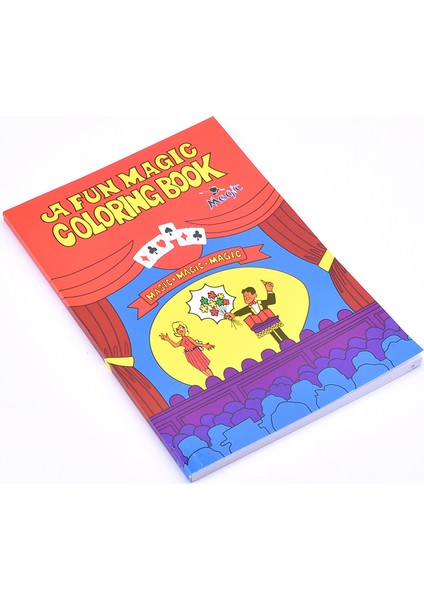 Eğlenceli Sihirli Boyama Kitabı Orta Boy 20.5cm*13.5cm Çocuklar Için En Iyi Sihirbazlık Gösterisi Numarası Illüzyon Zihin Okuma Komik (Yurt Dışından) modelleri