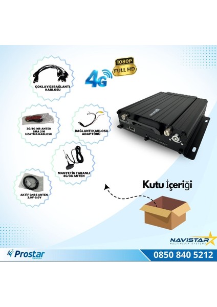 8 Kanal Ahd Profesyonel 1080P 4g Gps Wıfı Uzaktan Izlemeli Mobil Dvr Kayıt Cihazı indirimleri