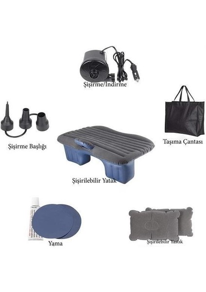Buffer® Kampta Araçta Kullanılabilir Şişme Yatak