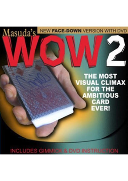 Wow 2.0 Yüz Aşağı Versiyon Kart Kılıfı ile Kart Arka Tasarım Sihirli Hile Profesyonel Mentalizm Gimmick - E-Ticaret Başlığı (Yurt Dışından)