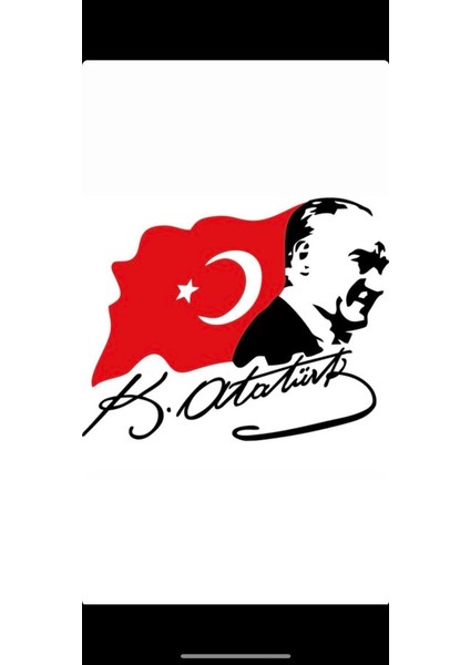 Atatürk Portresi 3D Türk Bayrağı Masaüstü Dekor Atatürk Imzalı Şık Hatıra & Ofis Süsü - Hediyelik indirimleri