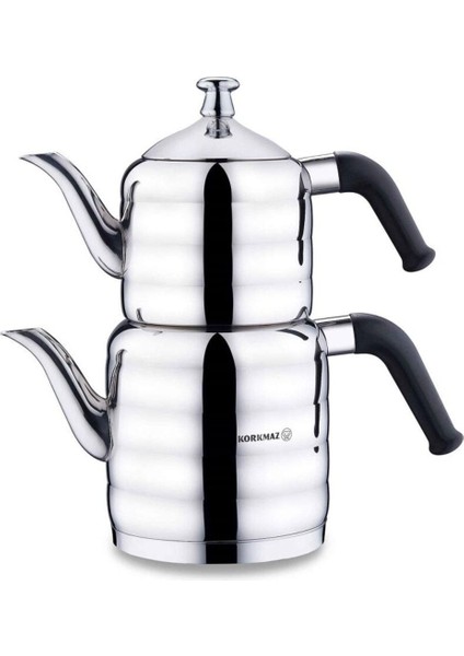Renkli Çaydanlık Takımı, 3 L, Çelik, Şık ve Kullanışlı Tasarım, Garantili