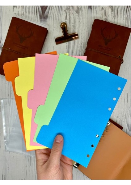 Keep On Going Binderli Deri Kapak Depolama Dosyalı Kahverenk Özel Tasarım Ajanda/notebook/klasörlü Defter