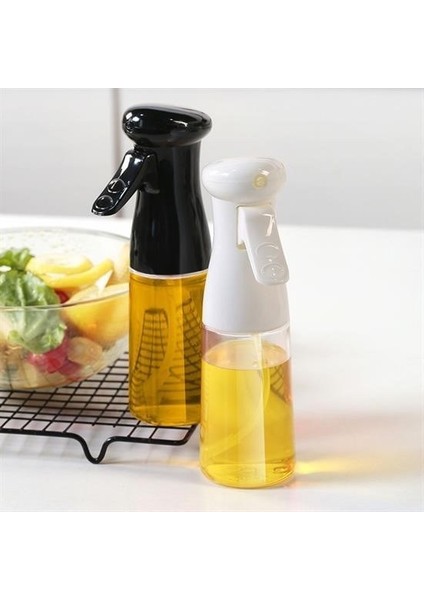Buffer® Çok Amaçlı Cam Şişe Püskürtmeli Dağıtıcı Yağdanlık Limonluk Sirke Sosluk Spreyi Siyah