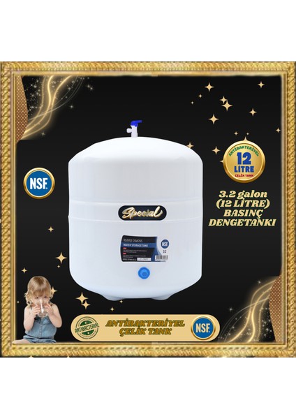 Lg Chem Ücretsiz Montajlı Platınum Special 8 Litre 7 Filtre 14 Aşama Gümüş Iyon & Mineral & Alkali Filtreli 90 Gpd Nano Membranlı Su Arıtma Cihazı indirimleri