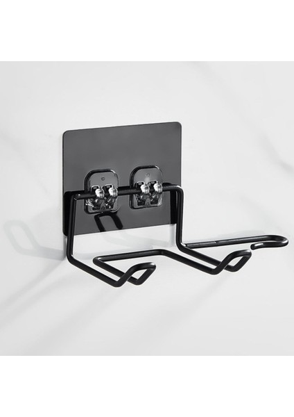 Buffer® Fön Makine Askısı Siyah Yapışkanlı Fön Makine Tutucu