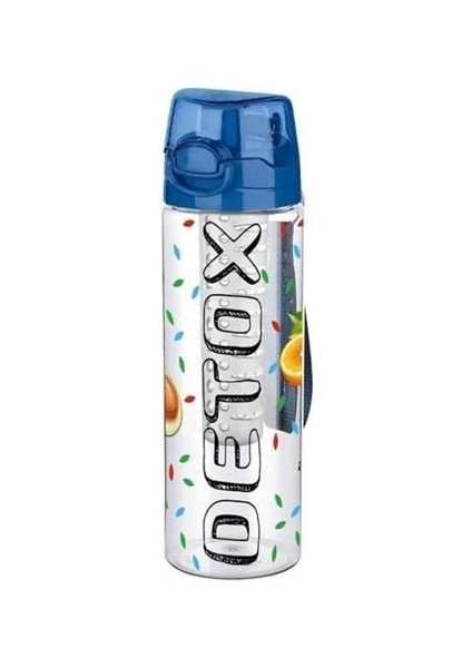 Buffer® Tutma Saplı Kilitli Kendiliğinden Süzgeçli Kolay Taşınabilir Detoks Sporcu Diyet Matarası
