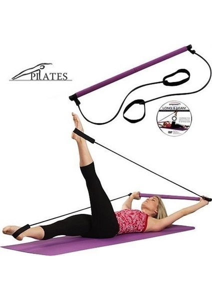 Buffer® Jimnastik Çubuğu Plates Barı Taşınabilir Spor ve Egzersiz Aleti