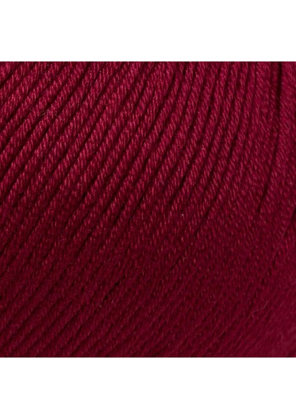 Mercerized Cotton Bordo El Örgü ipi - 23 - 33596
