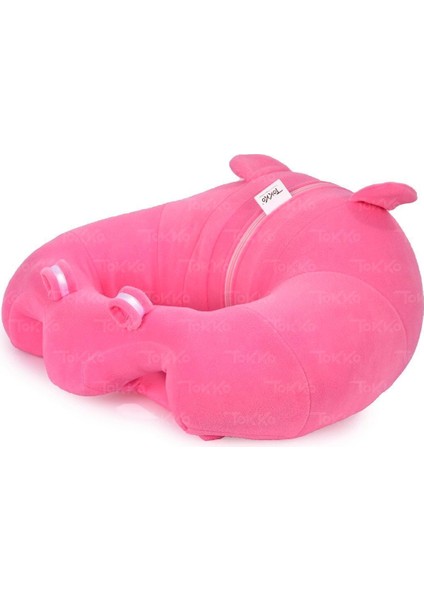 Yastık Bebek Oturma Destek Minderi - Büyük Bebek Koltuğu Pembe indirimleri