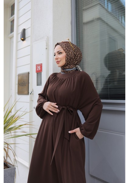 Bahar Elbise & Kahvrengi