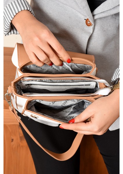 Yeni Sezon Kolon Askılı 4 Bölmeli Kadın Omuz Çantası 21x16cm Pbu2174 indirimleri