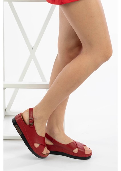 kadın ortopedik şık konfor modeli anatomik rahat taban kısa topuklu günlük sandalet terlik indirimleri