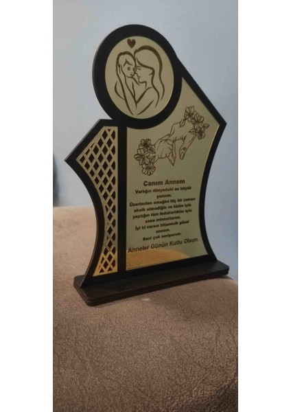 Anneler Günü Hediyesi Isme Özel Pleksi Plaket