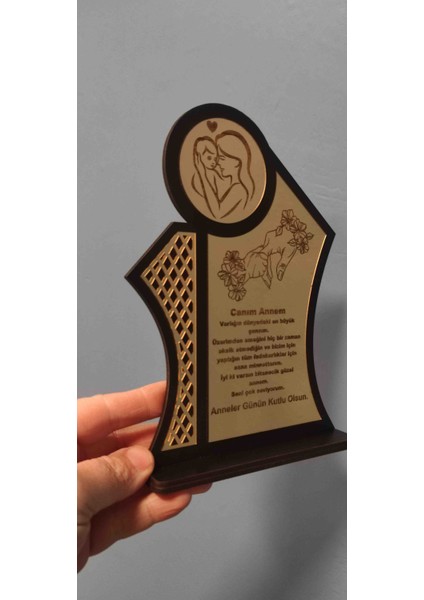 Anneler Günü Hediyesi Isme Özel Pleksi Plaket