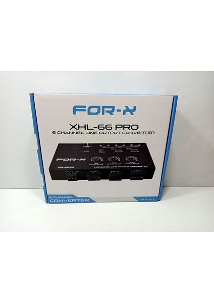 6 Kanal Deck Çevirici – For-X XHL-66PRO 6 Kanal Amfi Dönüştürücü – Teybe Amfi Aparatı