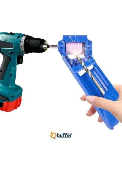 Buffer® Taşınabilir Kullanımı Kolay Hafif Matkap Ucu Bileyici Matkap Ucu Bileme Keskinleştirme Apara
