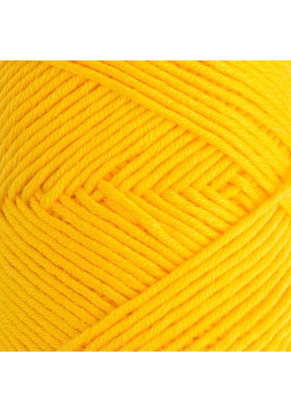 Baby Cotton Hardal Sarısı El Örgü ipi - L003 - 33632