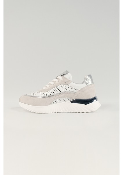 Delphine Beyaz Süet Deri Kadın Sneakers, Deri, Günlük Ayakkabı, Spor Ayakkabı 25078 fiyatları