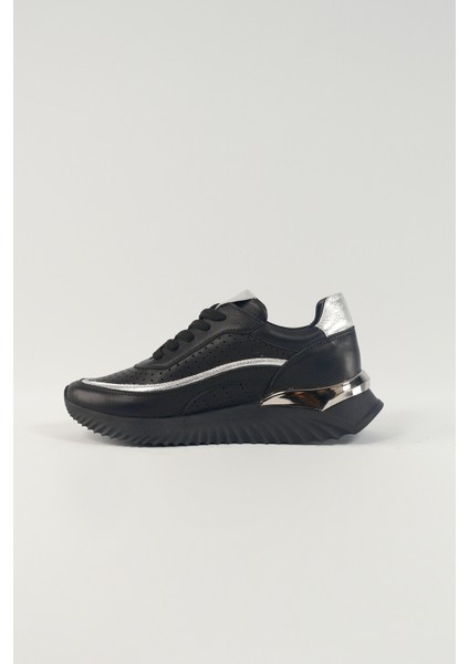 Delphine Siyah Deri Kadın Sneakers, Deri, Günlük Ayakkabı, Spor Ayakkabı 25078 fiyatları