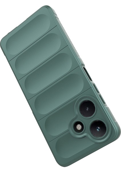 Infinix Hot 30 Kılıf Esnek Tpu Oyuklu Arka Yüzey Tasarımlı Frm Etnik Silikon Kapak - Siyah fırsatları