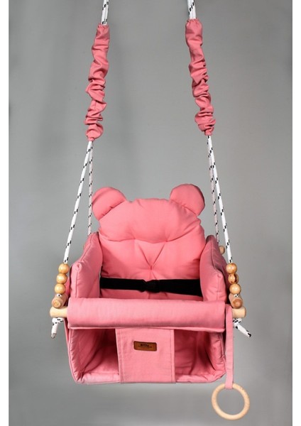 Çocuk Pufy Emniyet Kemerli Salıncak Çocuk Salıncak