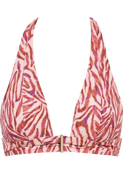 Feline Energy Üçgen Bikini Üstü, Altın Detaylı, Avrupa Üretimi