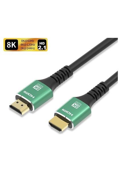 2.1 Versiyon HDMI Kablo 1.5 Metre 8k HDMI Kablo