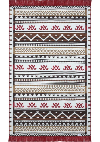 Lovely Renkli Kilim Halı Çift Taraflı Dokuma Makinede Yıkanabilir Etnik Banyo Balkon Mutfak Kilimi fiyatları