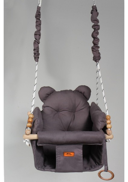 Concon Bebe Çocuk Pufy Emniyet Kemerli Salıncak Çocuk Salıncak