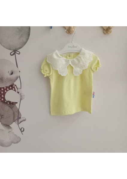 Bebe Yaka Çilek Detaylı Kız Bebek Salopeti fırsatları