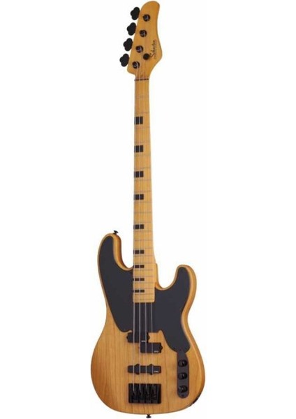 Schecter Model-T Session Bas Gitar (Aged Natural Satin)