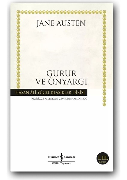 Gurur ve Önyargı (Karton Kapak) – Jane Austen, Klasik Ingiliz Romanı