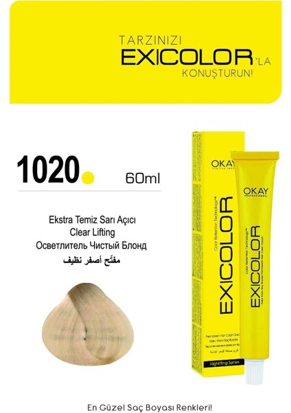 1020 Ekstra Temiz Sarı Açıcı