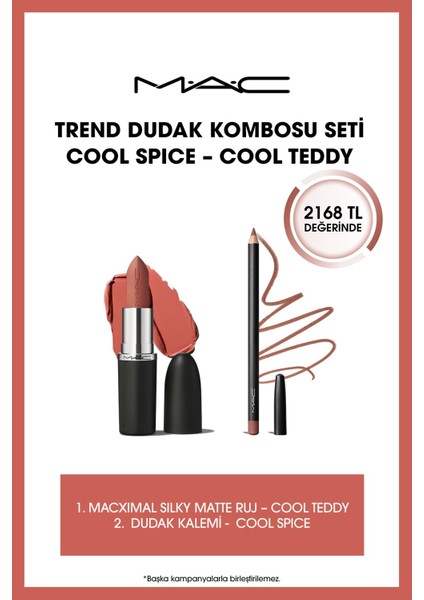 Trend Dudak Kombosu Seti Cool Spice - Cool Teddy