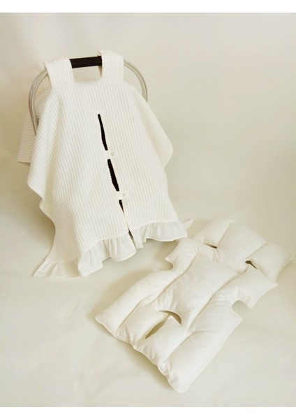 Fırfırlı Puset Örtüsü Puset Minder fiyatları