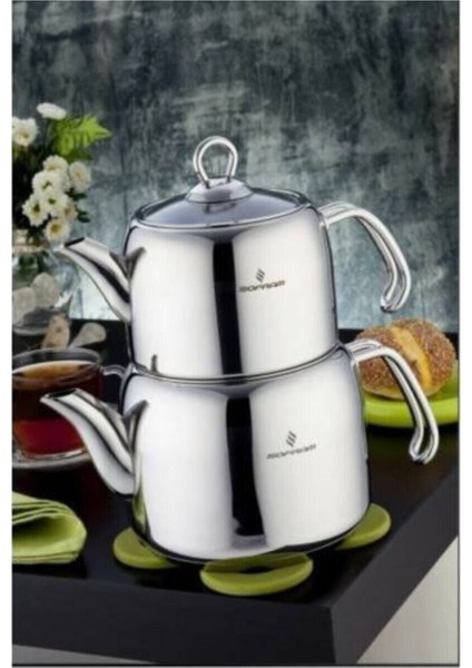 Soft Medium Boy 160 Çaydanlık, şık ve dayanıklı çelik mutfak gereci Bej renkli fiyatları