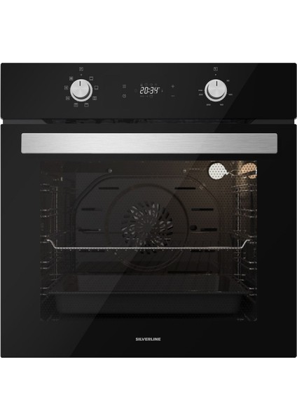 Siyah Cam Ankastre Set (3490 Oslo 60 SIYAH+CS5365B01+BO6504B01)