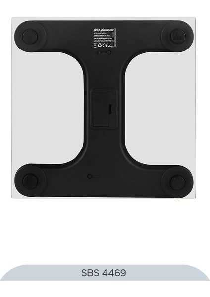 SBS-4469 Bluetooth Dijital Yağ Su Kas Vücut Kitle Endeksi Kilo Ölçer Tartı Baskül