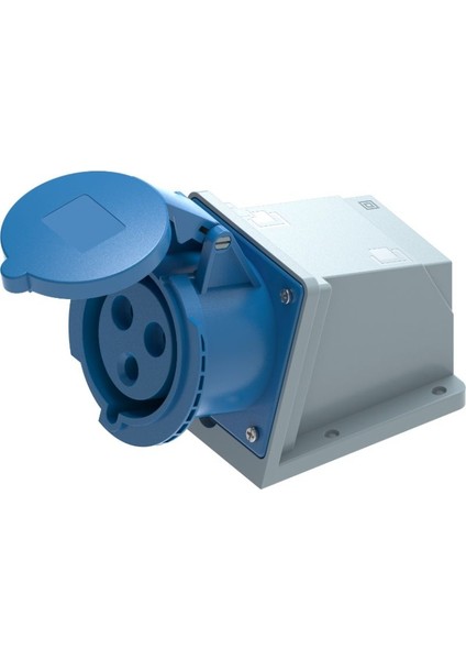 Cee Norm 3/32A. 90° Eğik Duvar Priz