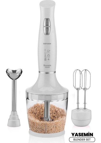 Yasemin Blender Set (Gm 7240) Beyaz fiyatları