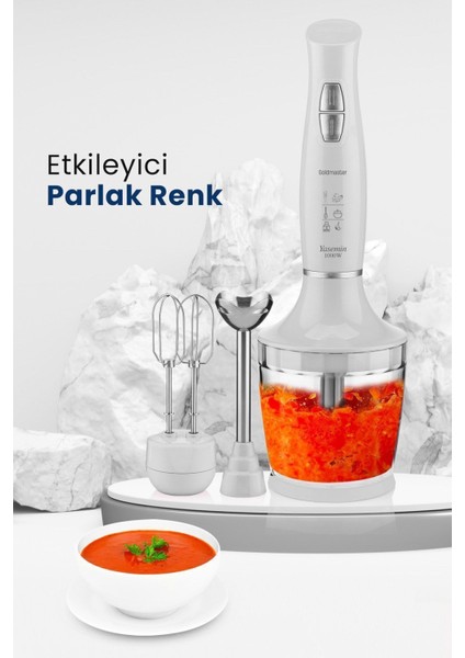Yasemin Blender Set (Gm 7240) Beyaz indirimleri