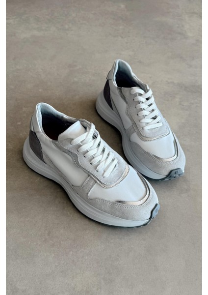 Chello Beyaz Hakiki Deri Sneaker fırsatları