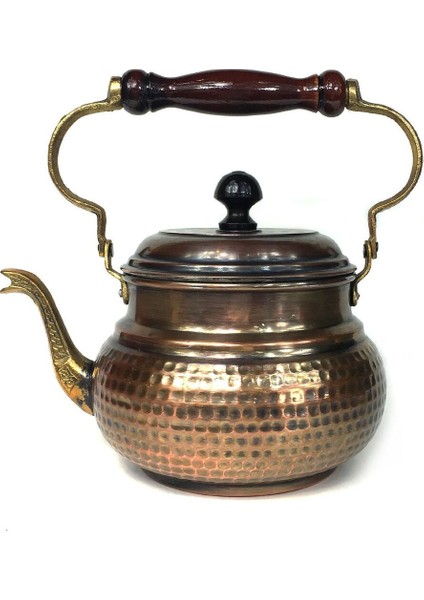 El İşçiliği Bakır Demlik, Zarif Tasarım, 1-1.99 L, Şık ve Şekilli Kullanım
