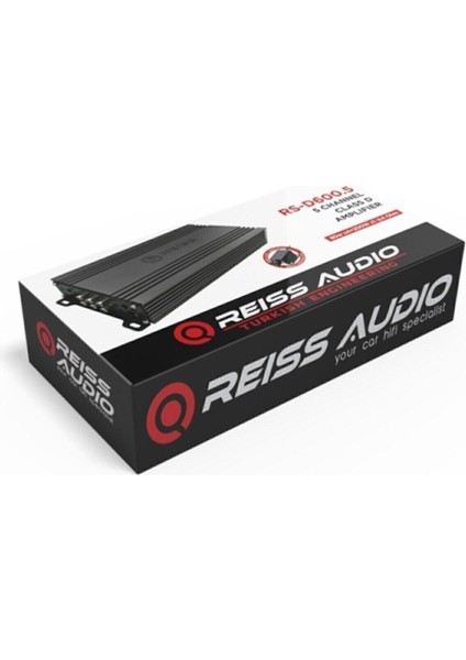 Reıss Audio 5 Kanal RS-D600.5 Profesyonel Anfi